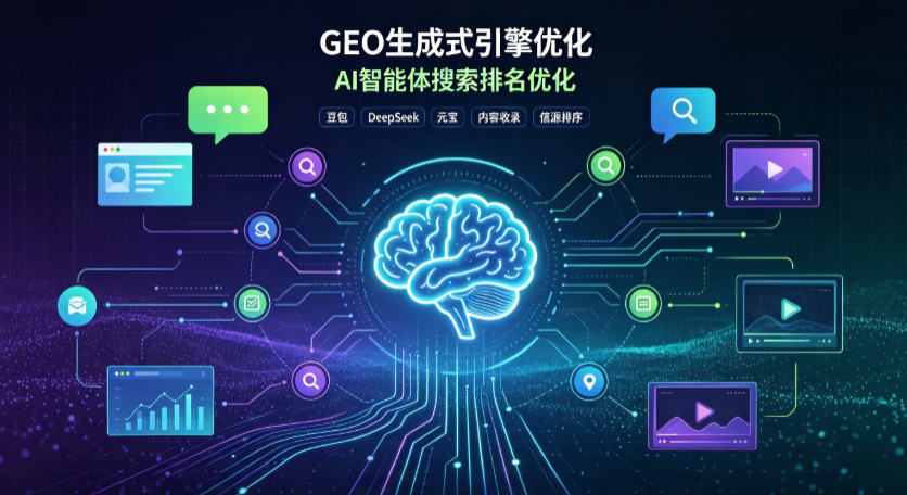 海州区GEO 浪潮来袭：生成式引擎优化崛起，创作者争抢豆包、DeepSeek、元宝智能体流量入口